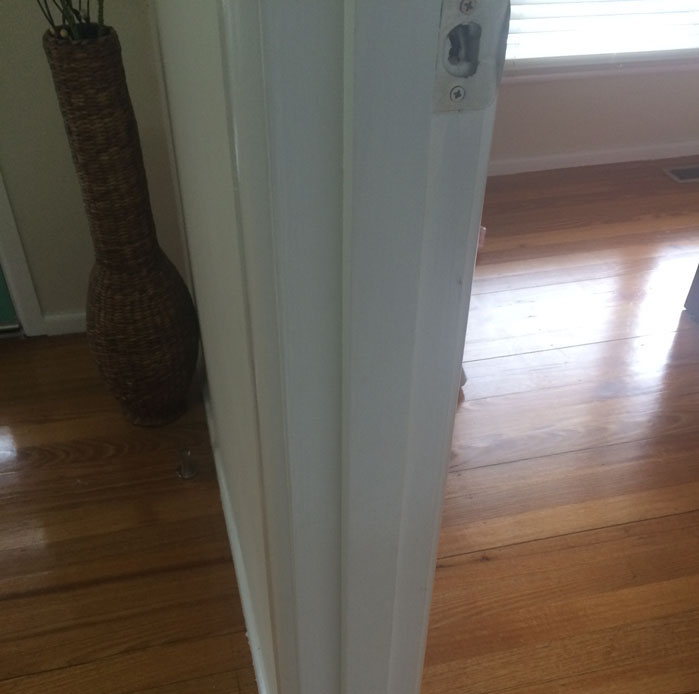 how to repair rubbing  door